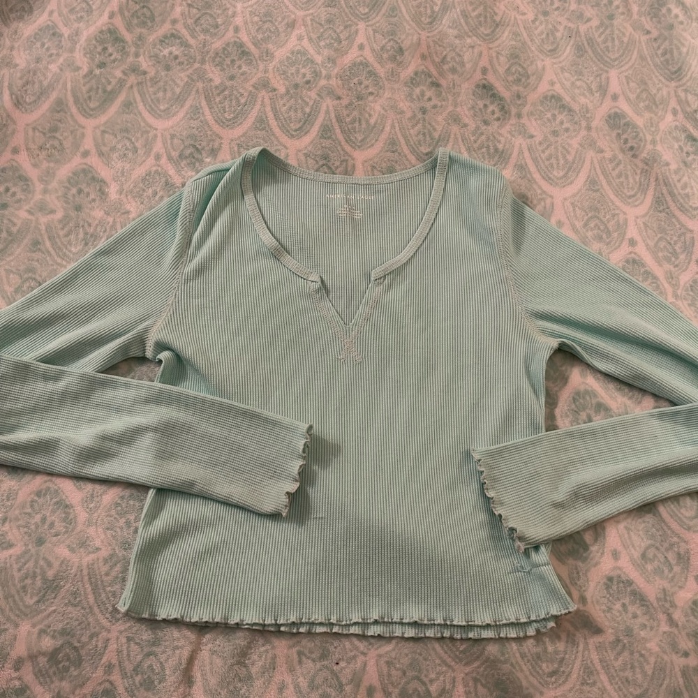 Mint green AEO top